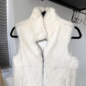 100% fur rabbit vest